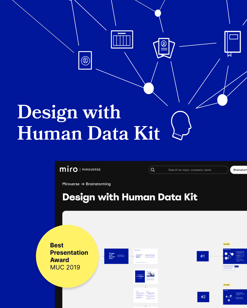 Design with Human Data Kit — Best Presentation Award, MUC 2019